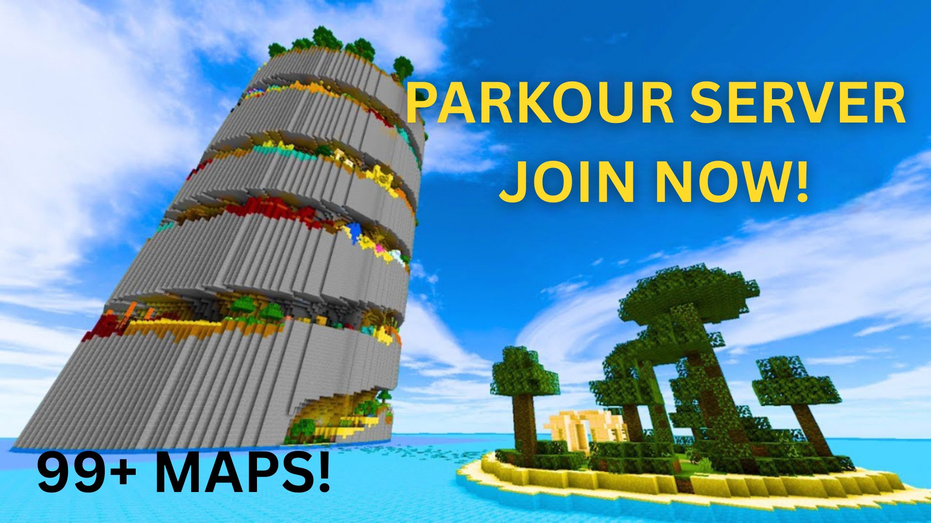 Minecraft Parkour Server Cover